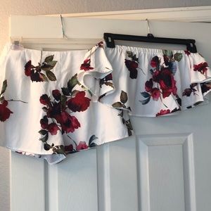 Fashion nova crop set size small